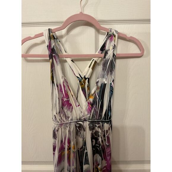 Doki Geki Women's Multicolor Floral Long Racerback Boho Maxi Dress, S - Picture 2 of 5